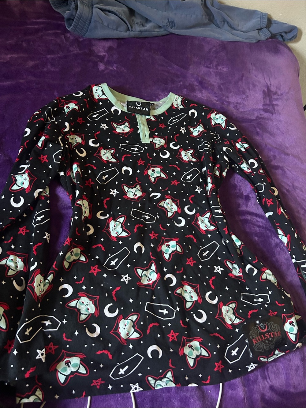Killstar vampire cat longsleeve
